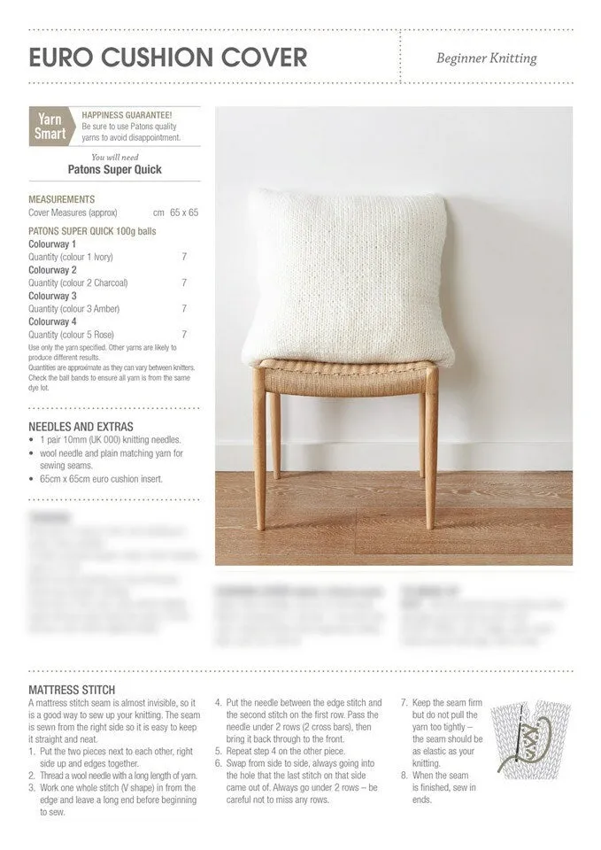 0035 Super Quick Knits Leaflet