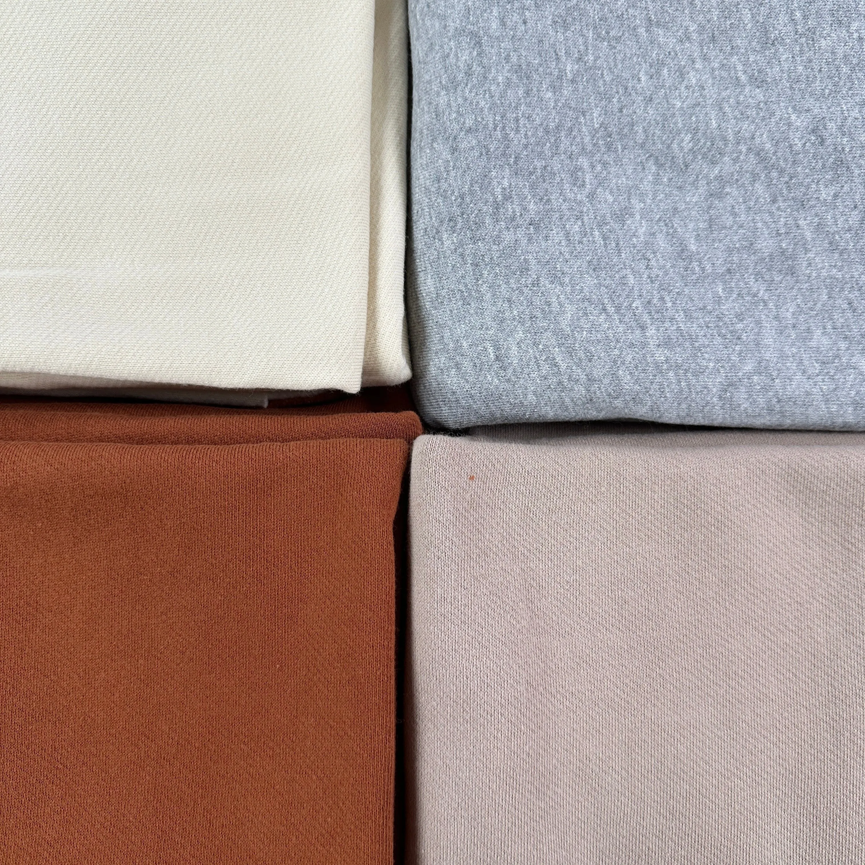 39" Remnant - Organic Cotton Twill Face Fleece Knit - Allspice