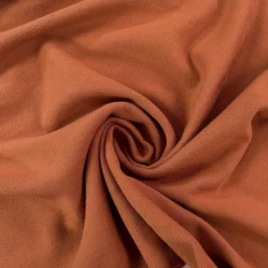 39" Remnant - Organic Cotton Twill Face Fleece Knit - Allspice