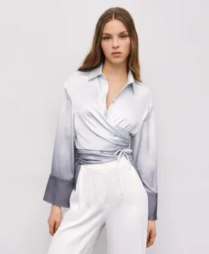 ACC-7030-0032 GREY TIE DYE BLOUE