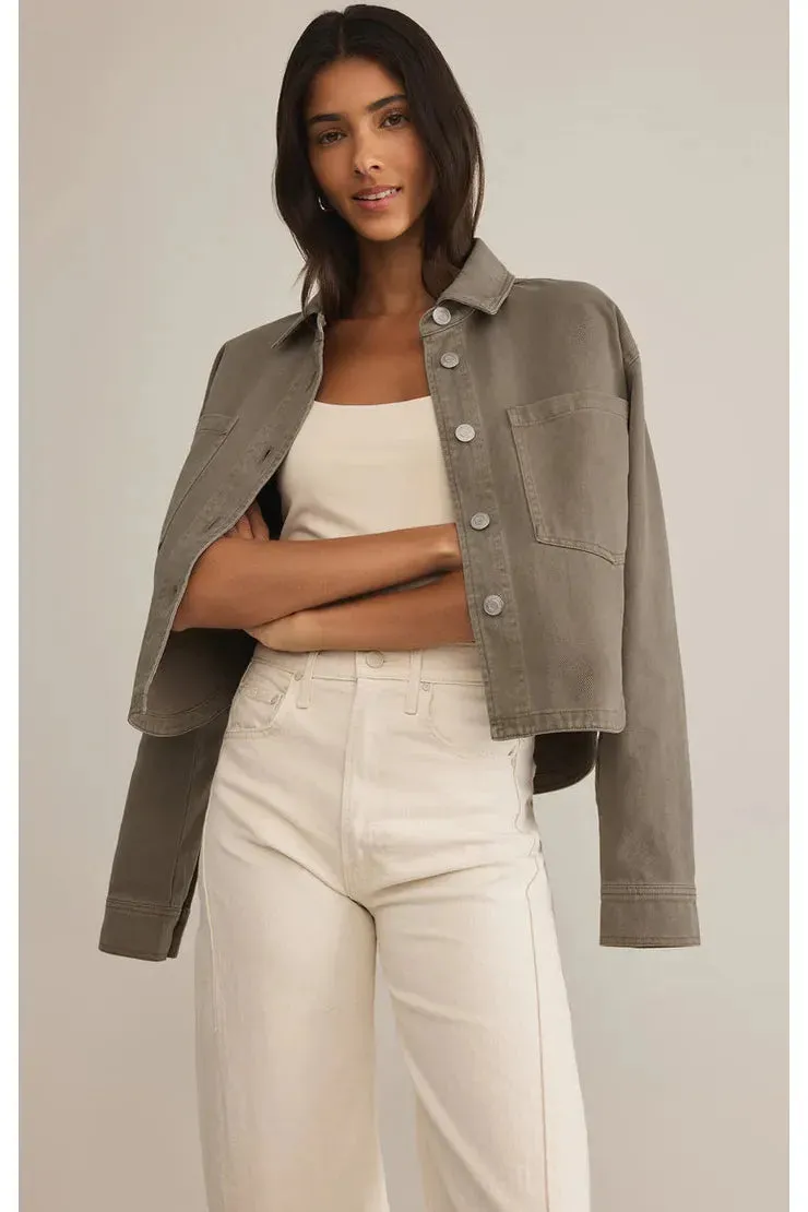 All Day Cropped Denim Jacket