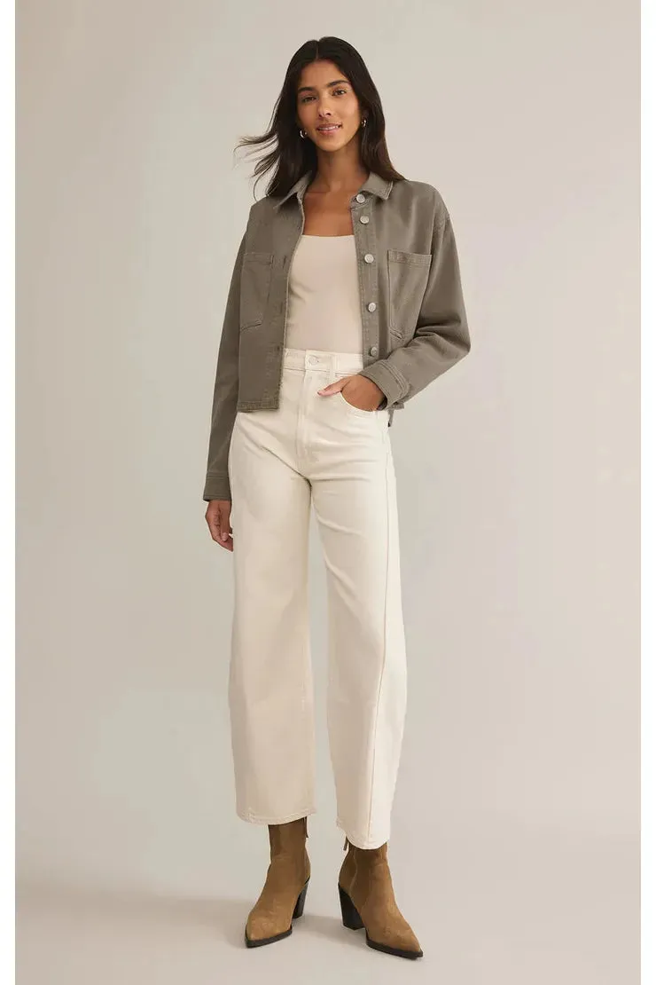 All Day Cropped Denim Jacket