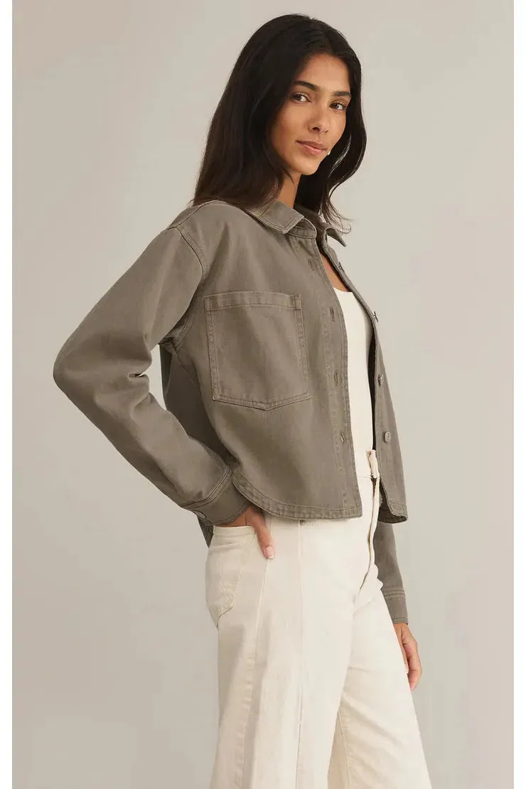 All Day Cropped Denim Jacket