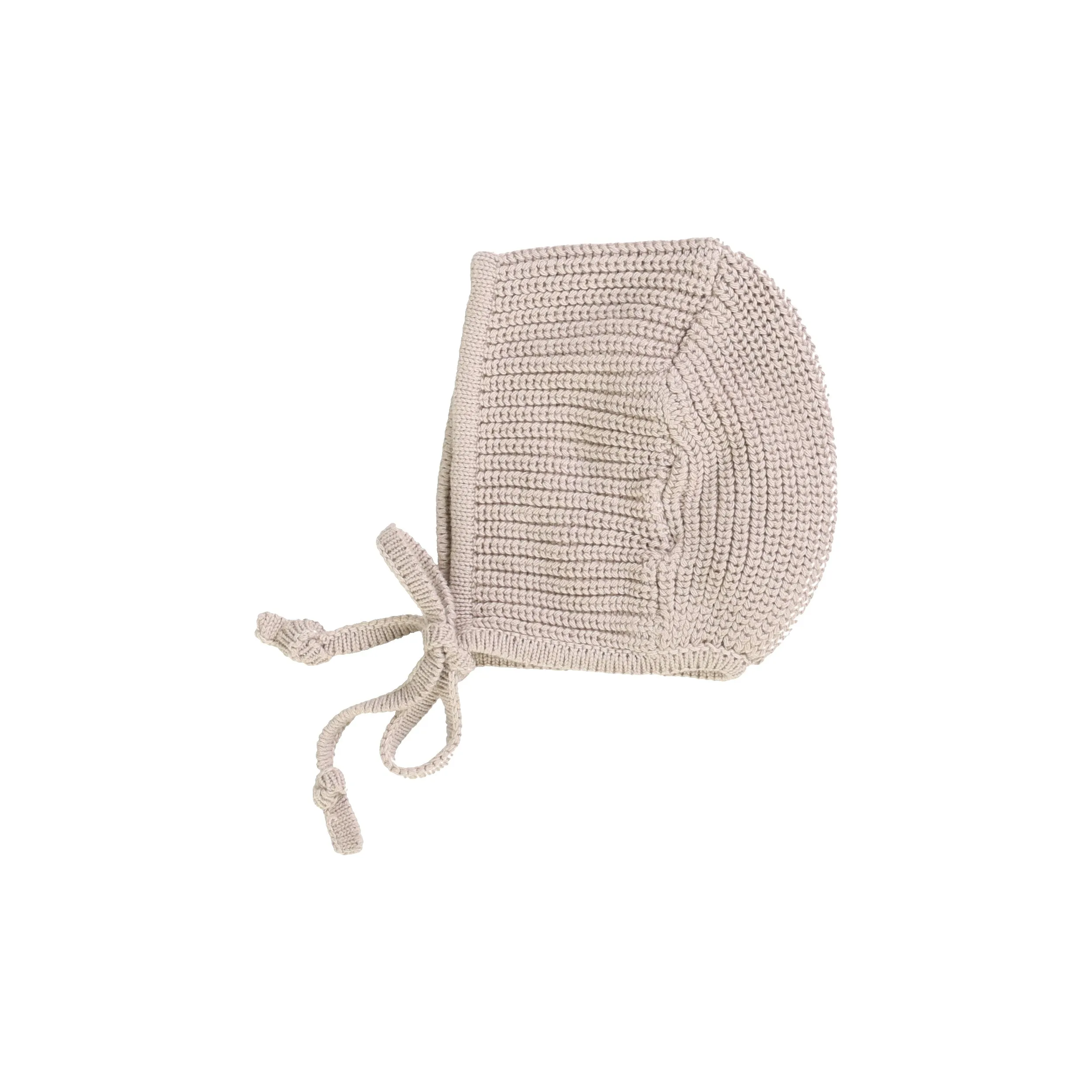 Baby Neutral Shrug   Bonnet | Chunky Knit | Oat | Lil Legs | SS25
