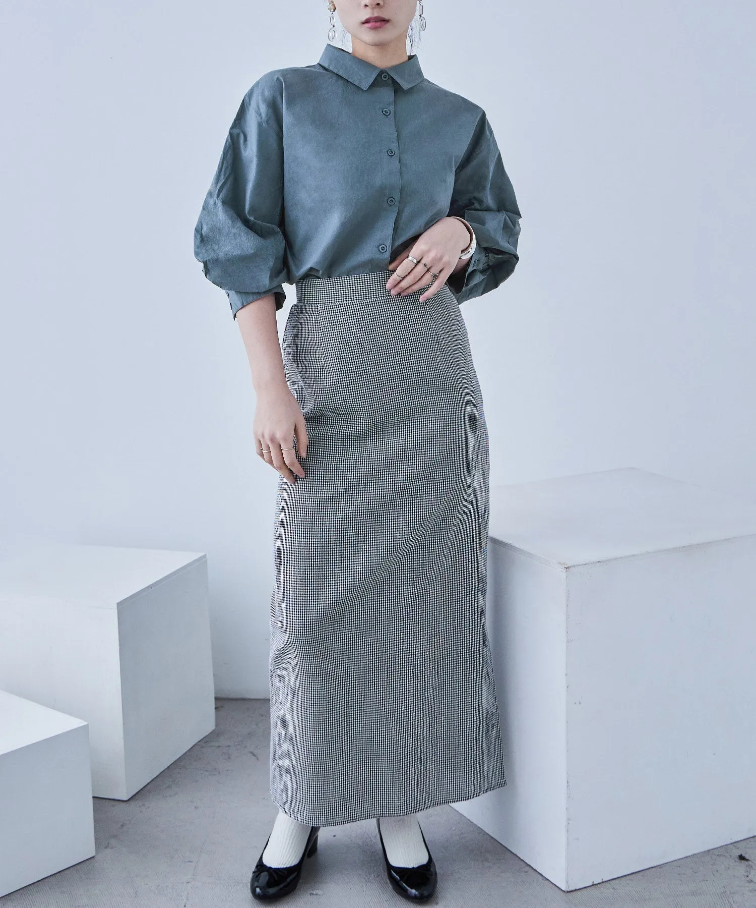 Baloon Sleeve Tack Shirts