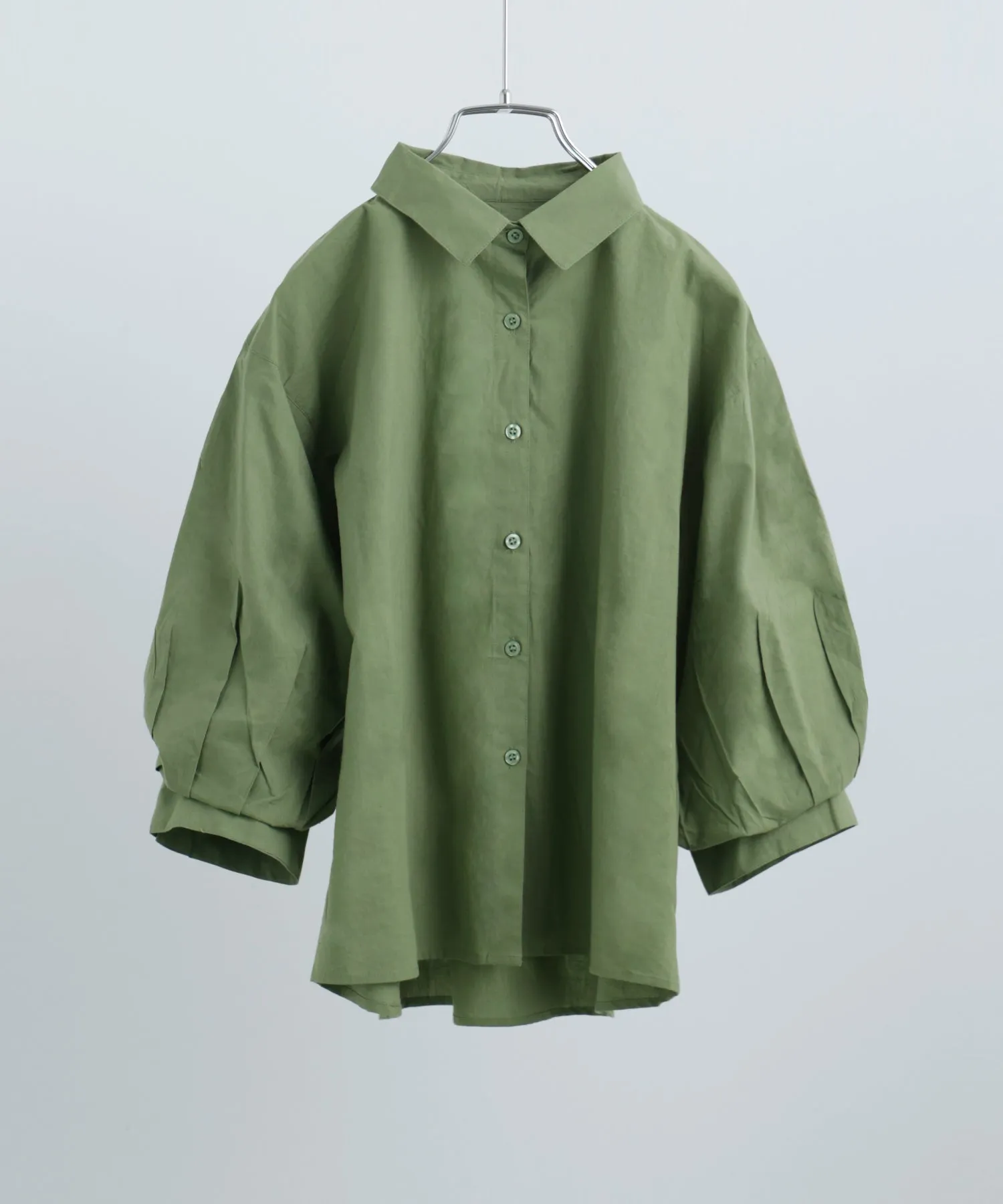 Baloon Sleeve Tack Shirts