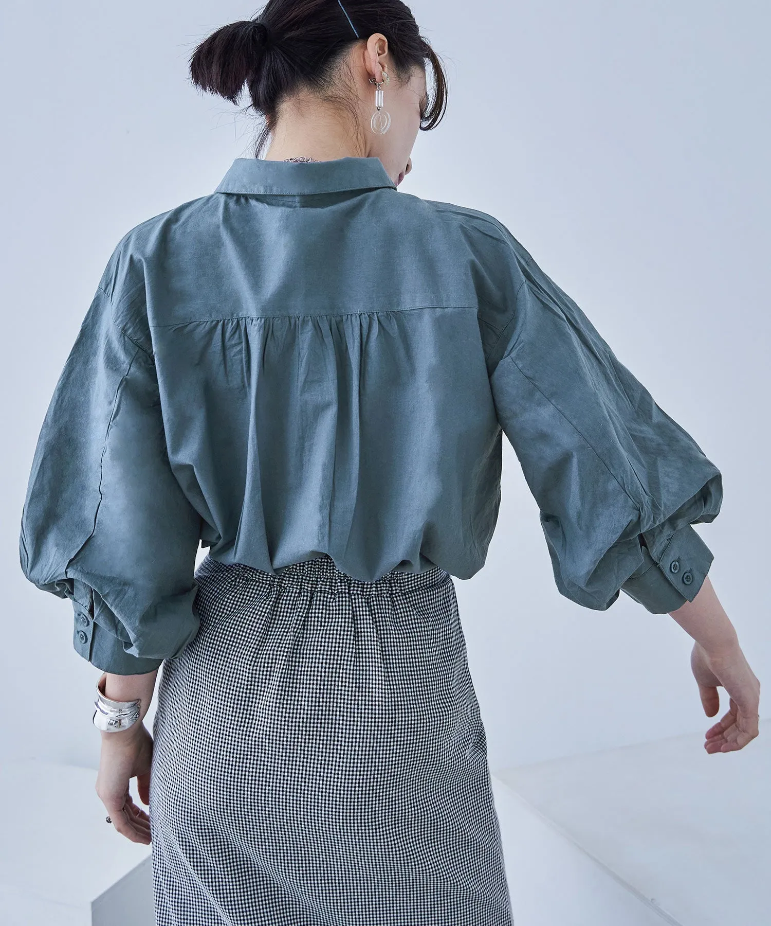 Baloon Sleeve Tack Shirts