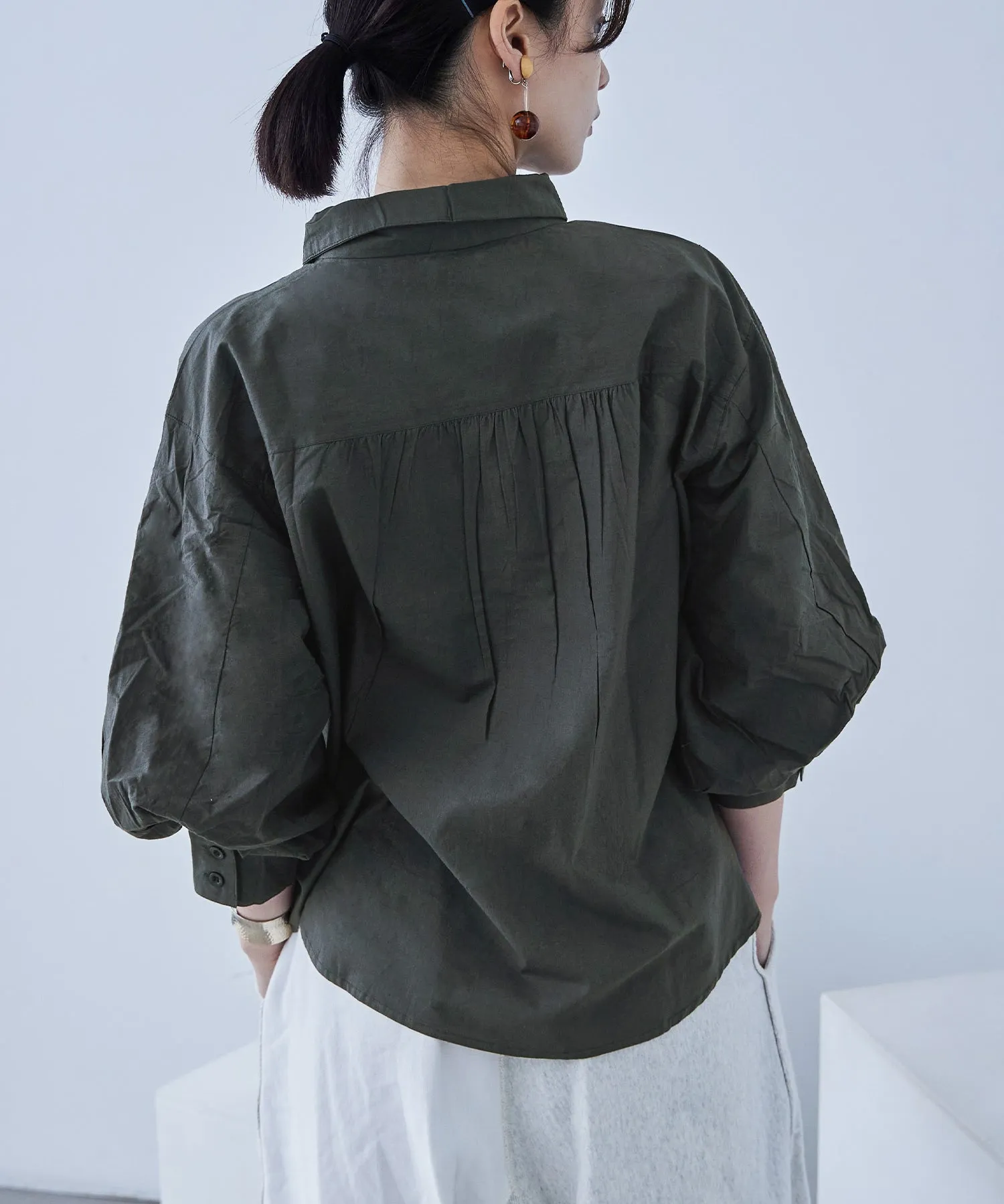Baloon Sleeve Tack Shirts