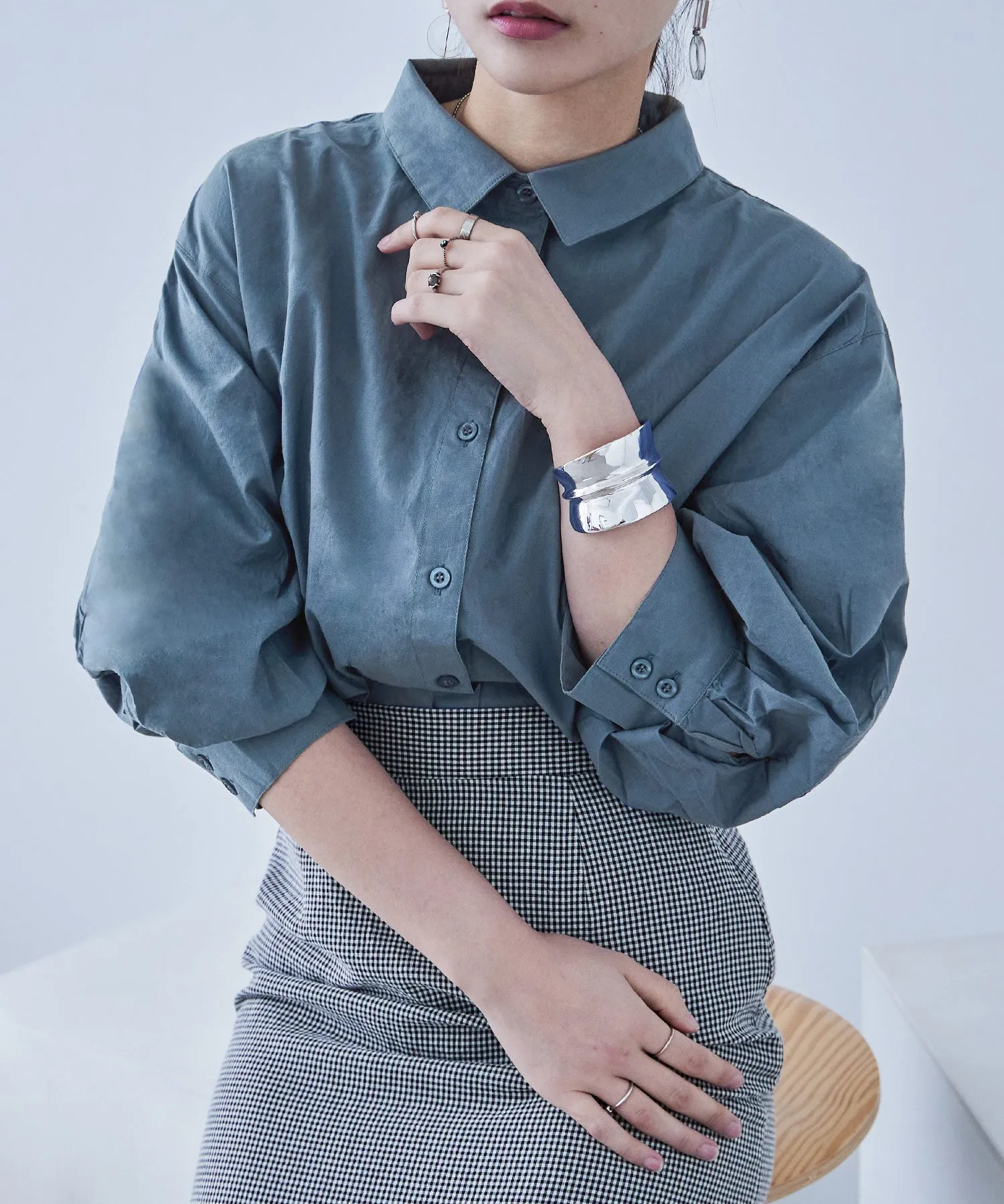 Baloon Sleeve Tack Shirts