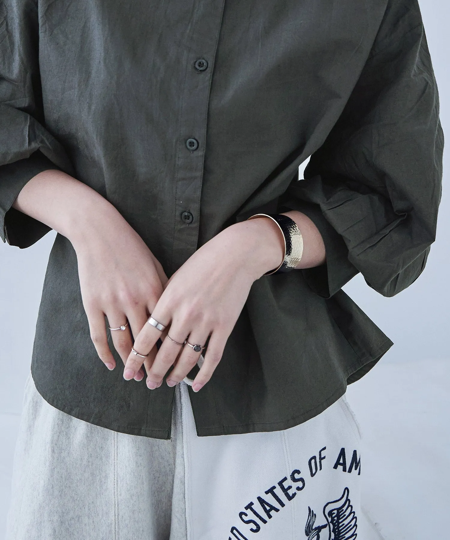 Baloon Sleeve Tack Shirts