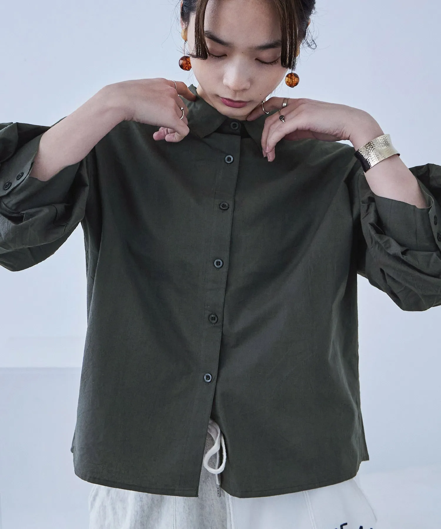Baloon Sleeve Tack Shirts