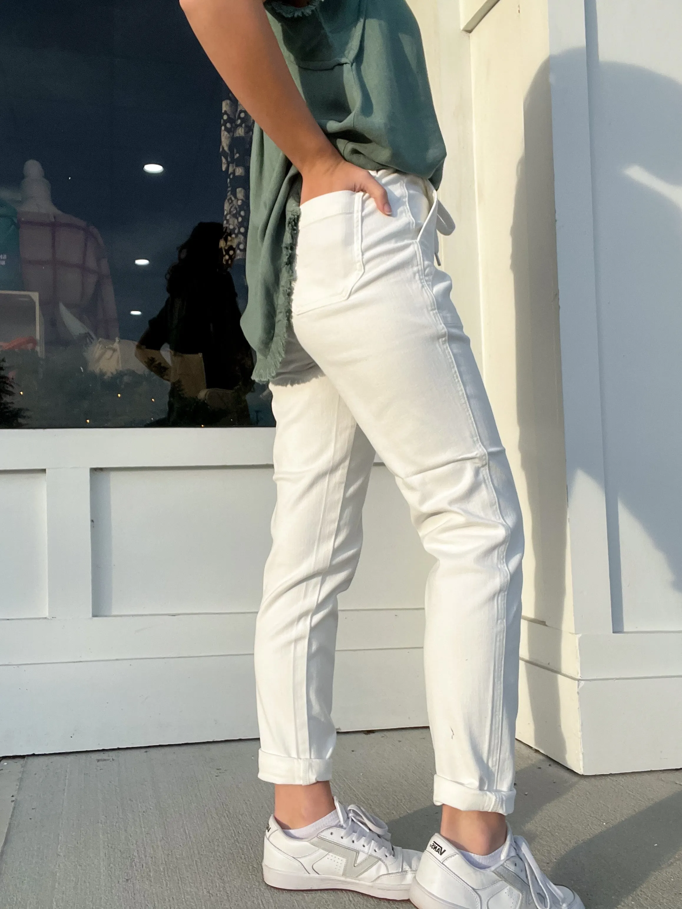 Best Selling Judy Blue Garment Dyed Cuffed Jogger