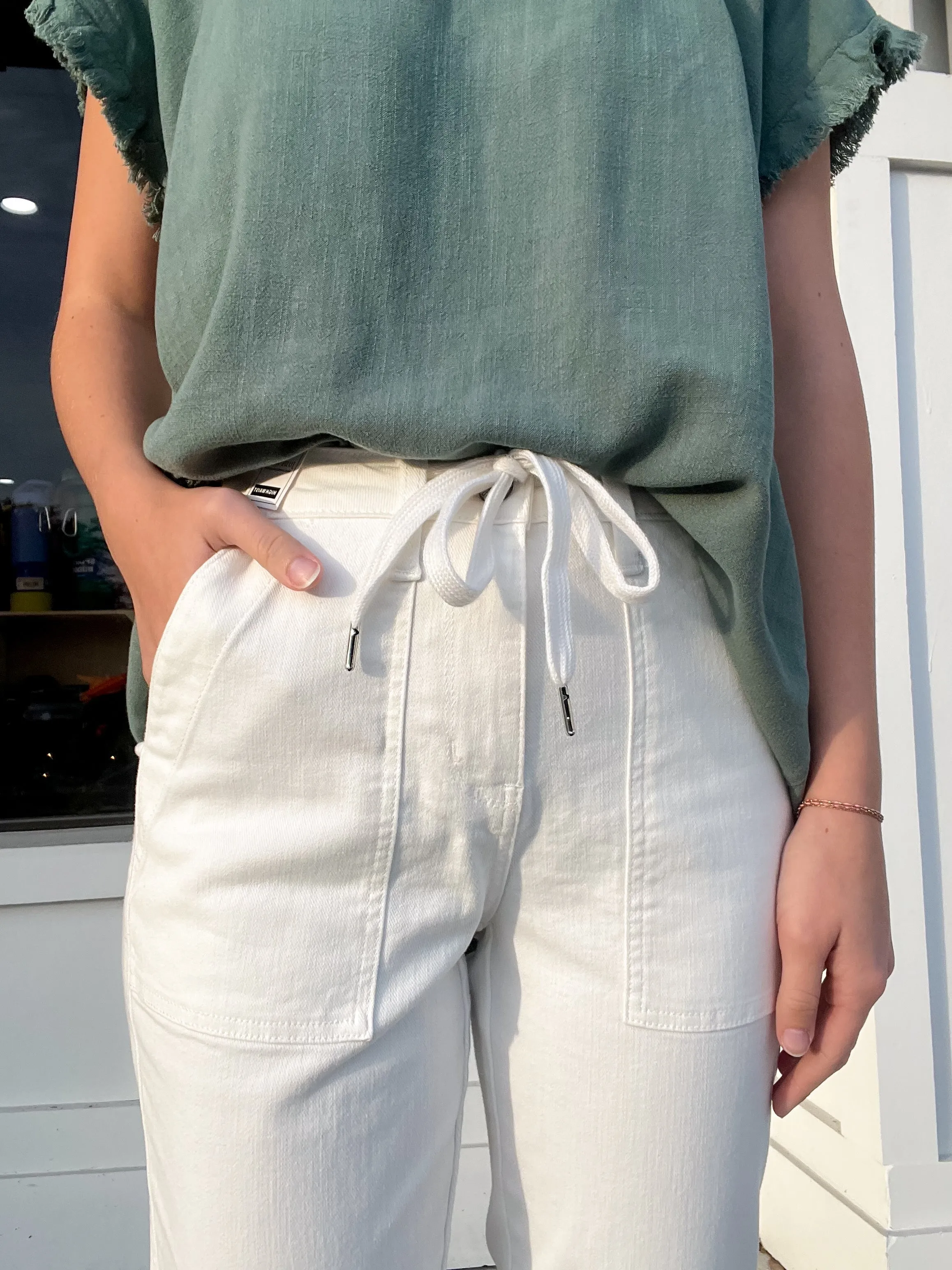 Best Selling Judy Blue Garment Dyed Cuffed Jogger