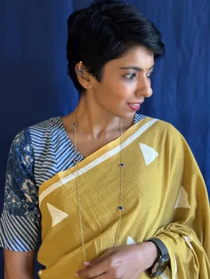 Blue cotton jwala blouse