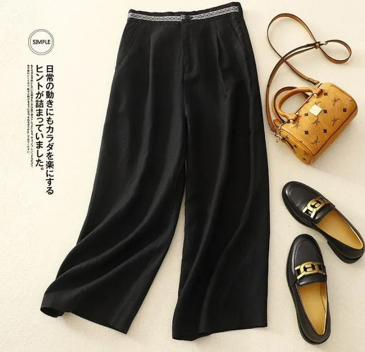 Bottoms Loose Fit Draped Trendy Pants   560564