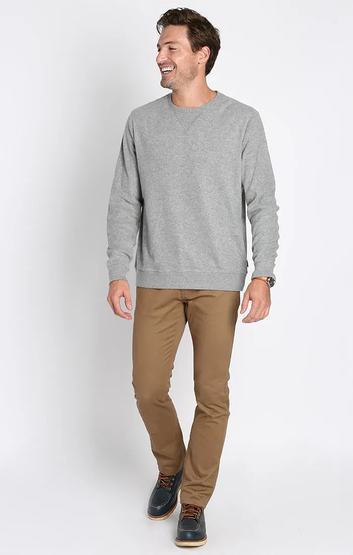 Brushed Waffle Crewneck
