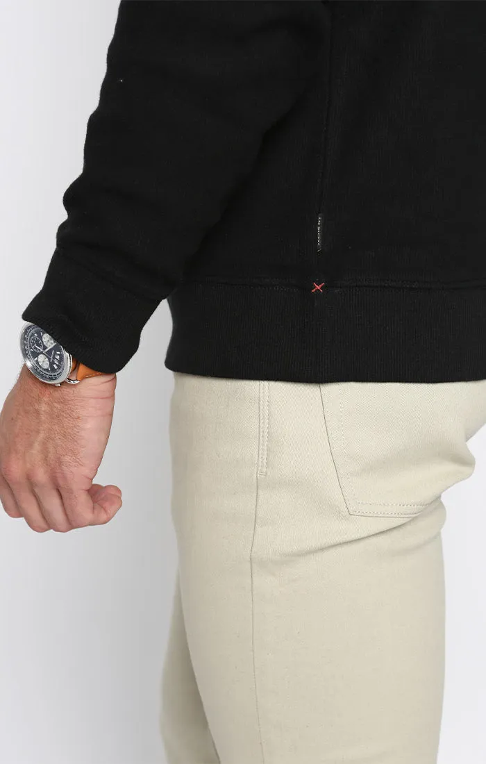 Brushed Waffle Crewneck