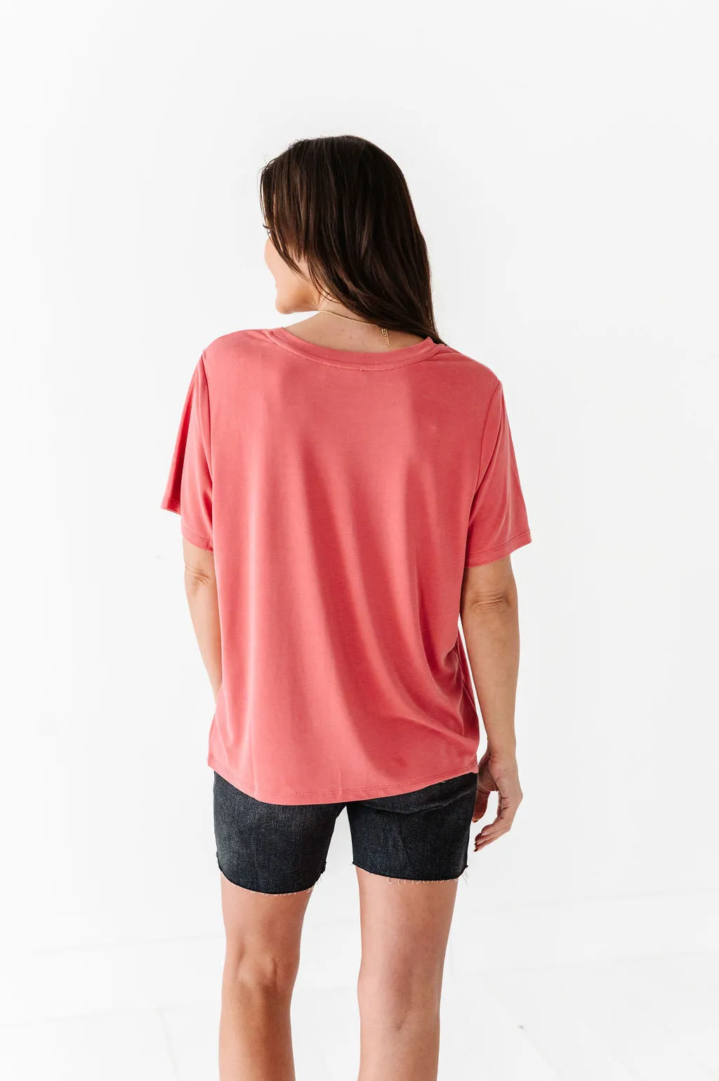 Bryden Basic Tee in Brick
