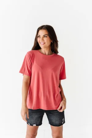 Bryden Basic Tee in Brick