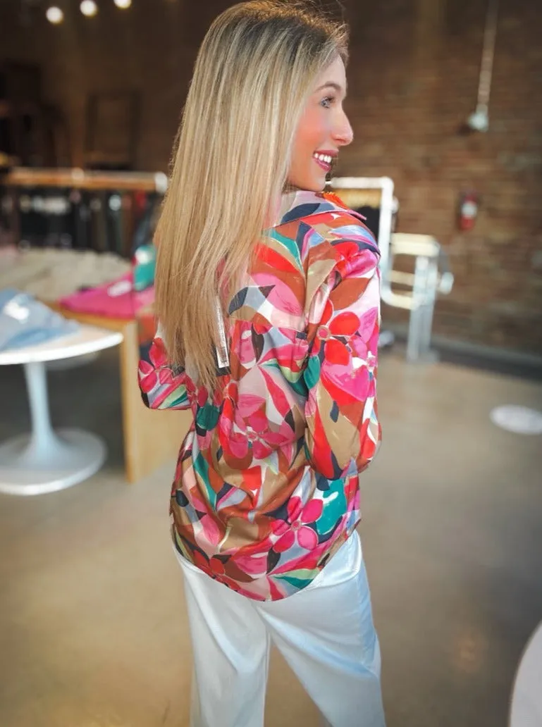 Charlie B Feeling Floral Blouse