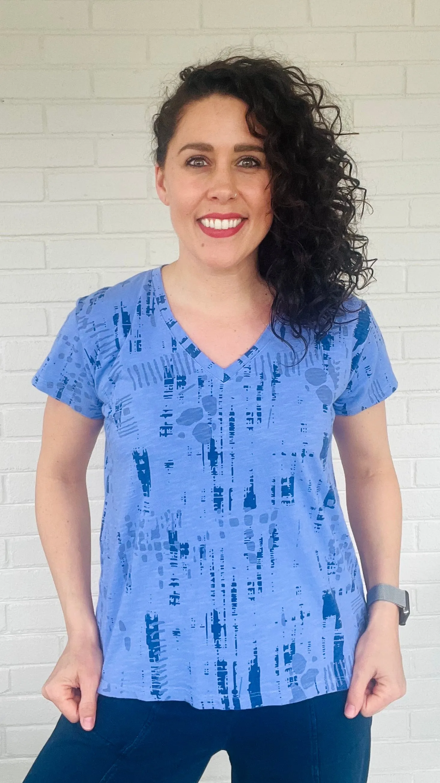 Cotton Lani Matrix Short Sleeve Tee - Multiple Colors