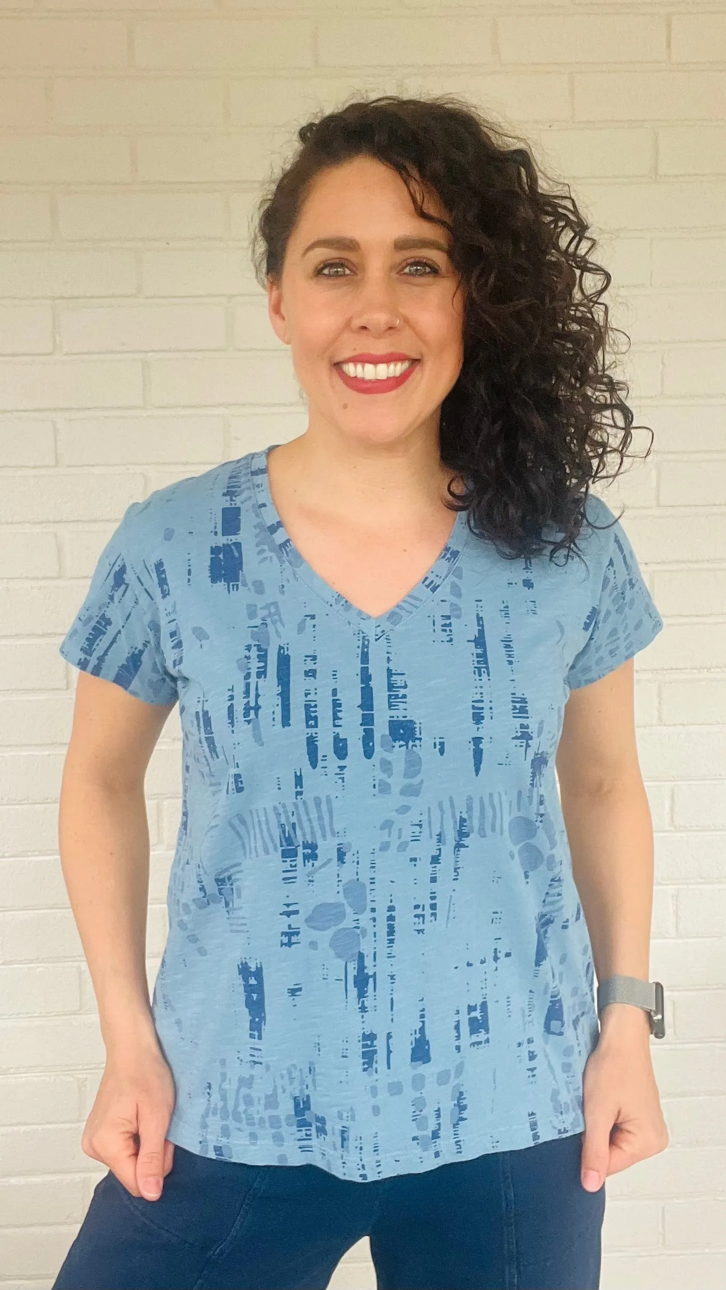 Cotton Lani Matrix Short Sleeve Tee - Multiple Colors