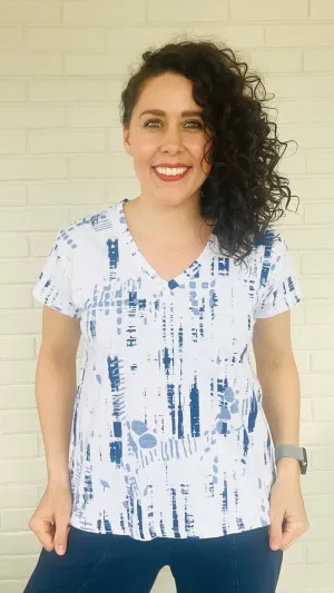 Cotton Lani Matrix Short Sleeve Tee - Multiple Colors