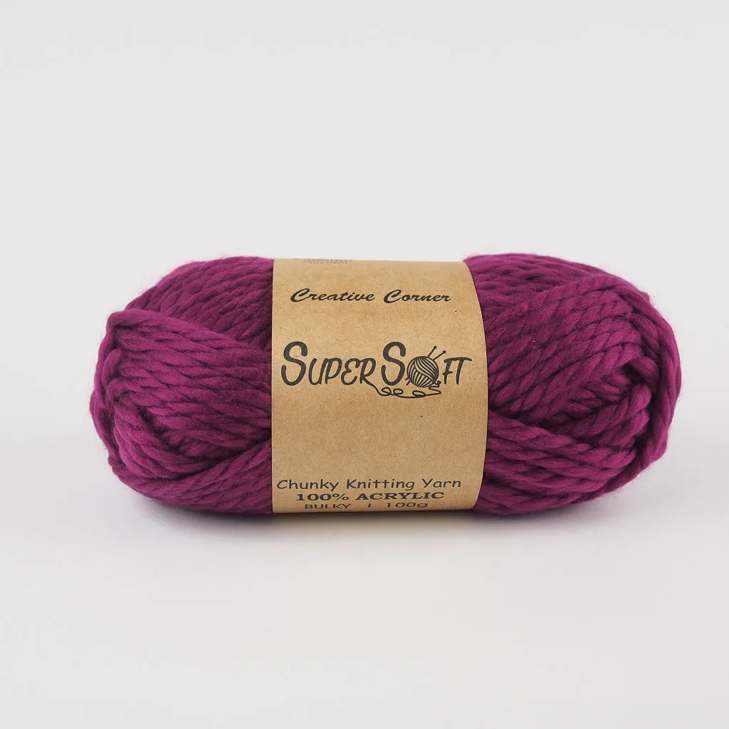 Creative Corner Supersoft Chunky Yarn 100g