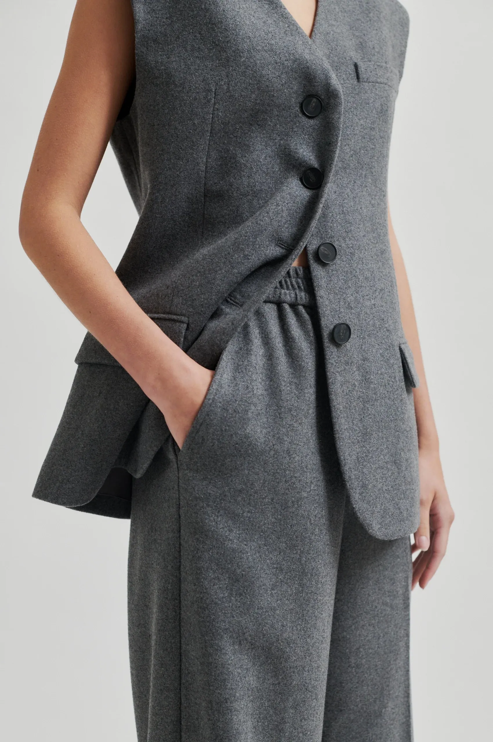 Daze Trousers Grey Melange