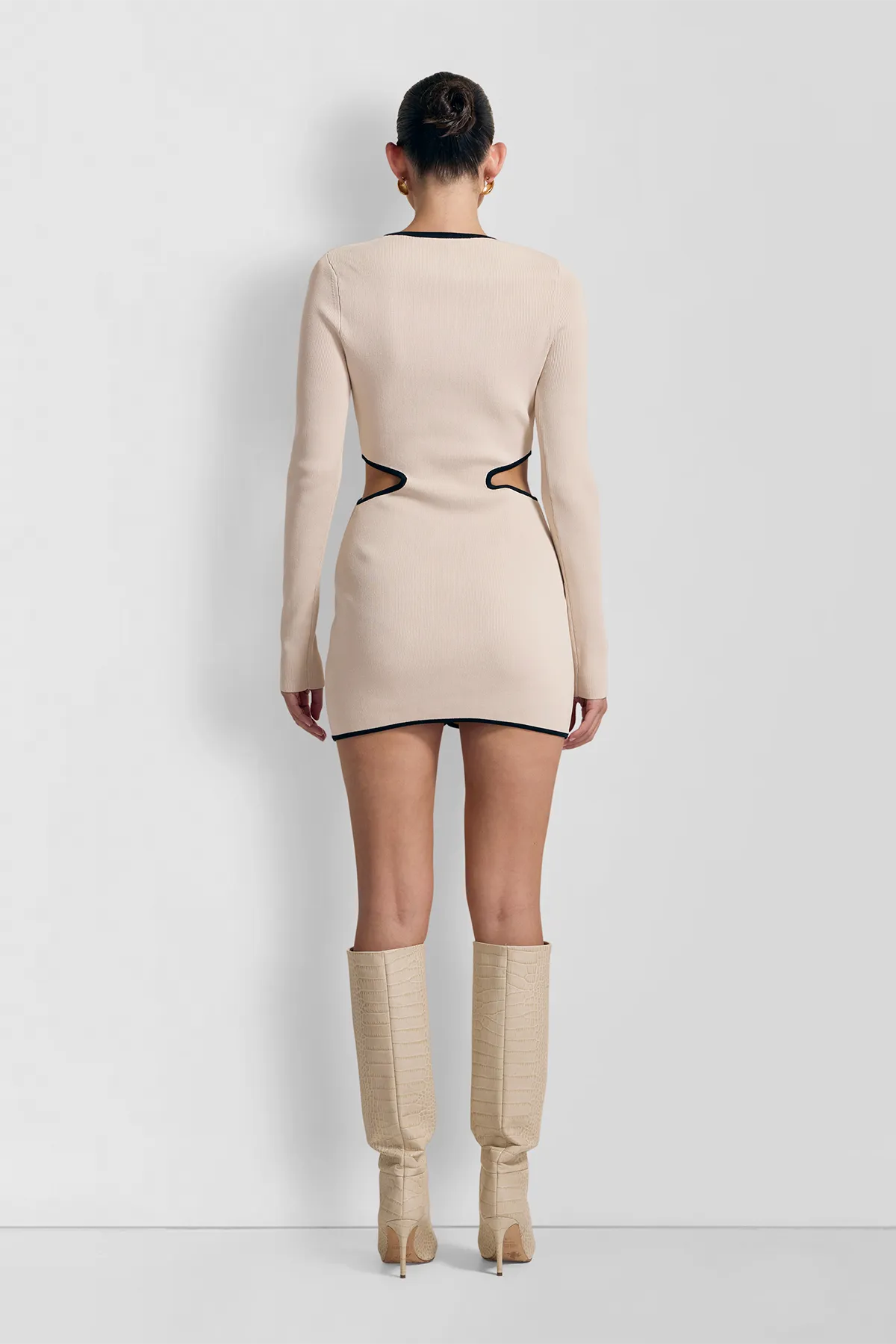 Deja Knit Mini Dress - Dove