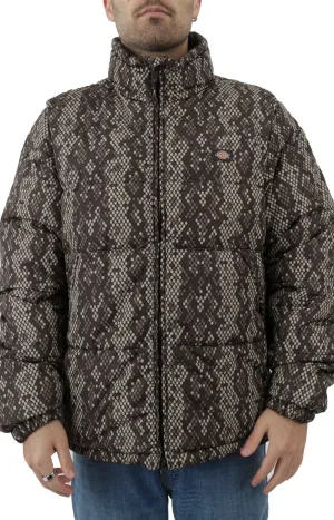 Dickies Camden Puffer Jacket Women's Black Lightweight (Tjr08Bk)