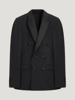 Double Breasted Black Smoking Suit