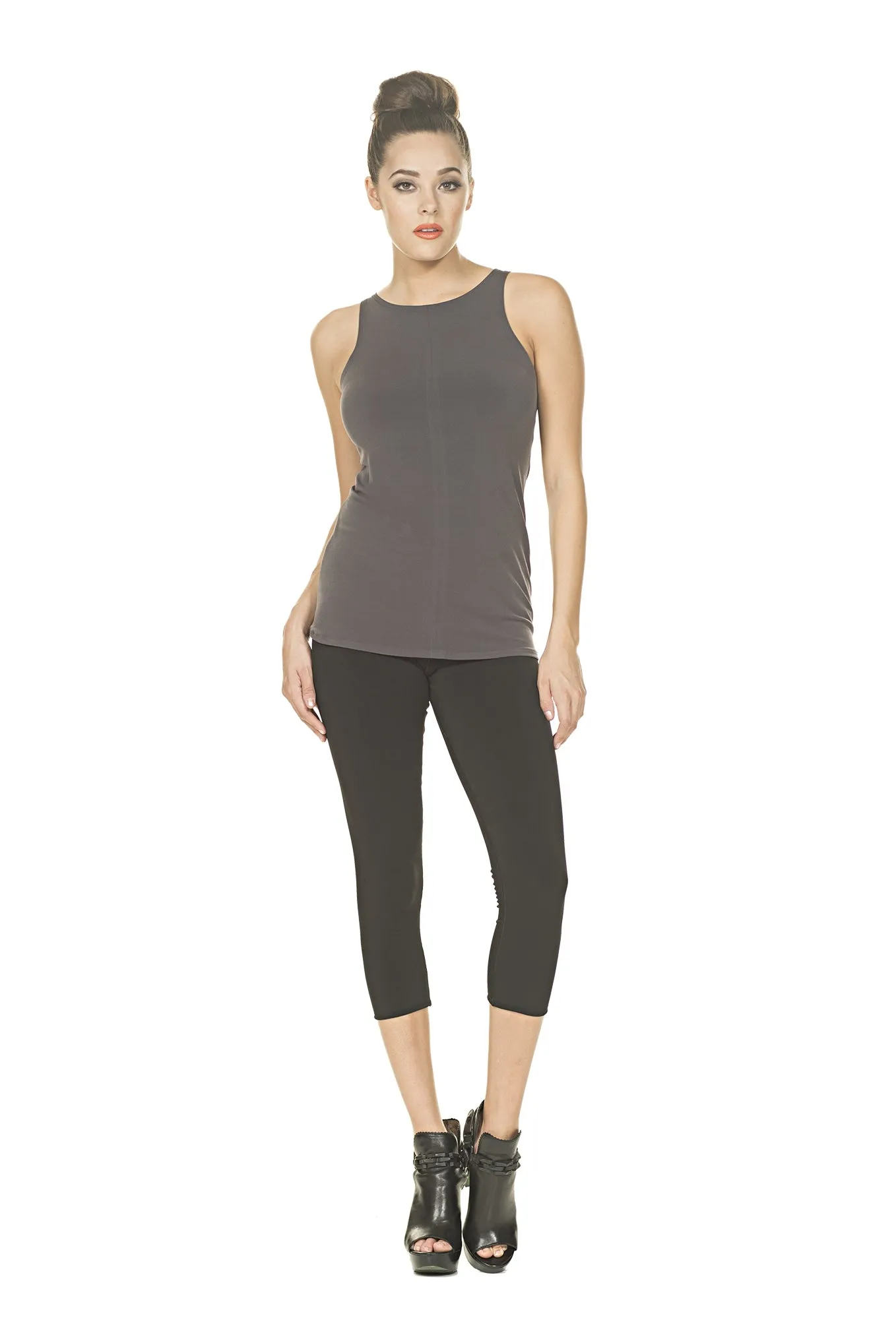 Double Layered Cropped Legging