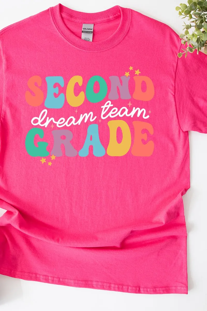 Dream Team Second Grade Short Sleeve Relaxed Fit T-Shirt