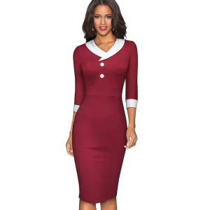 Elegant Office Dresses Business Formal Sheath Dress