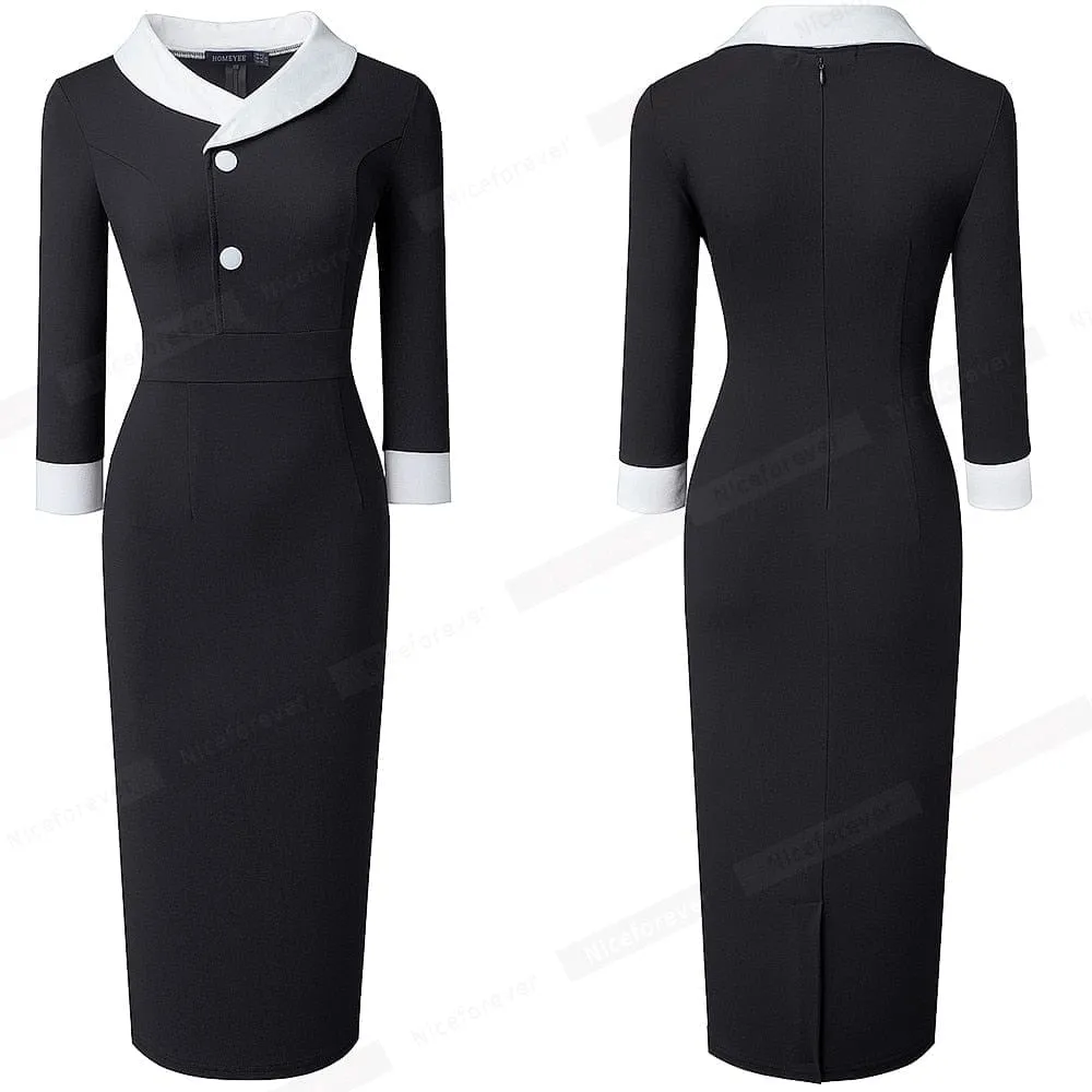 Elegant Office Dresses Business Formal Sheath Dress