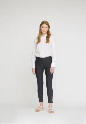 Elizabeth Slim Crop - Black