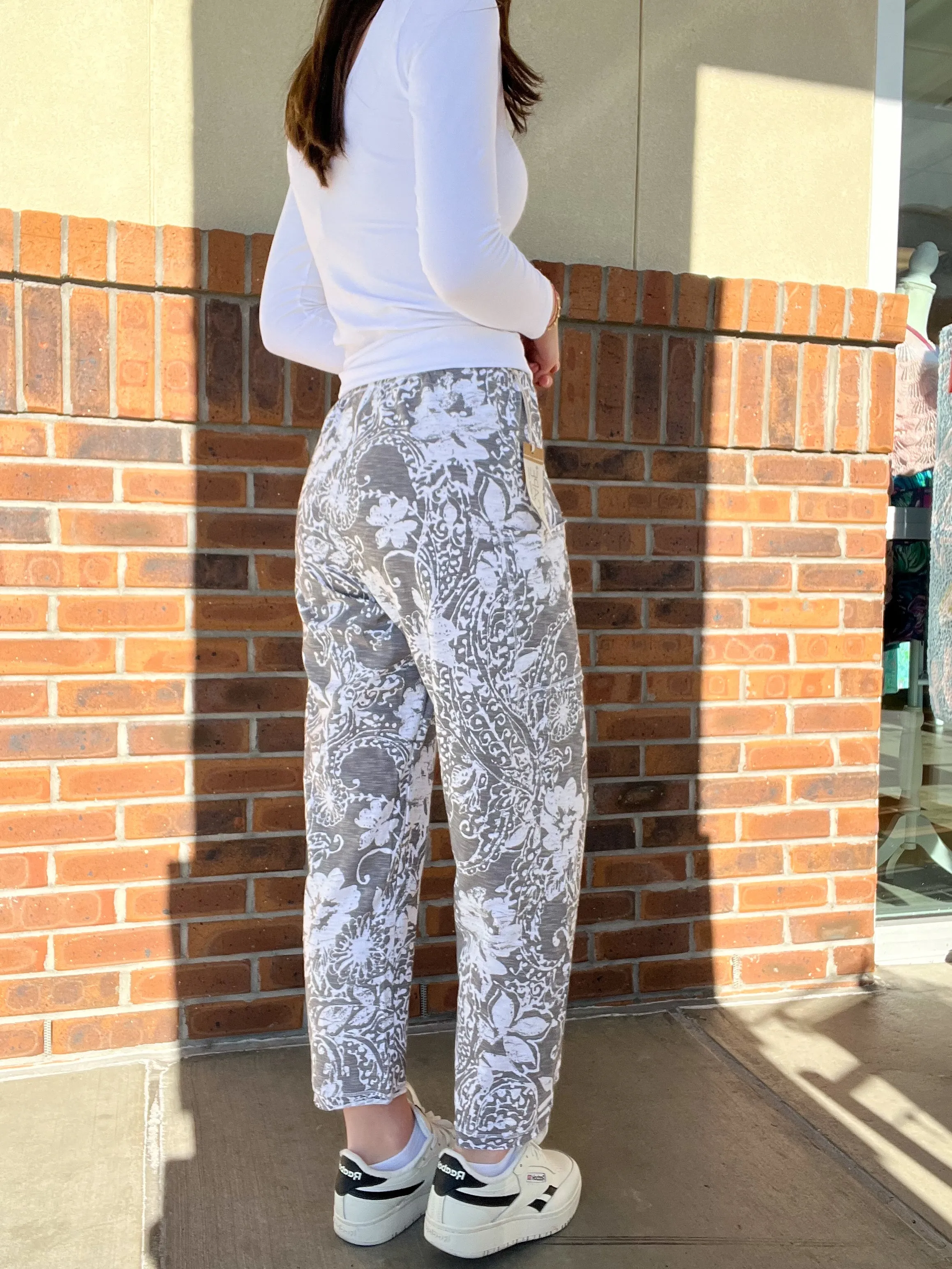 Escape by Habitat Paisley Scroll Cotton Flood Pant