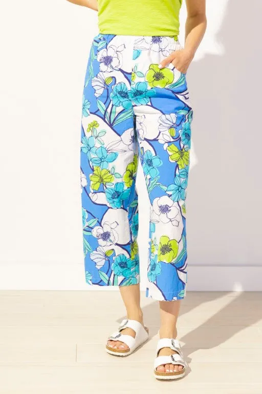 Escape Coastal Cotton Floral Resort Pant