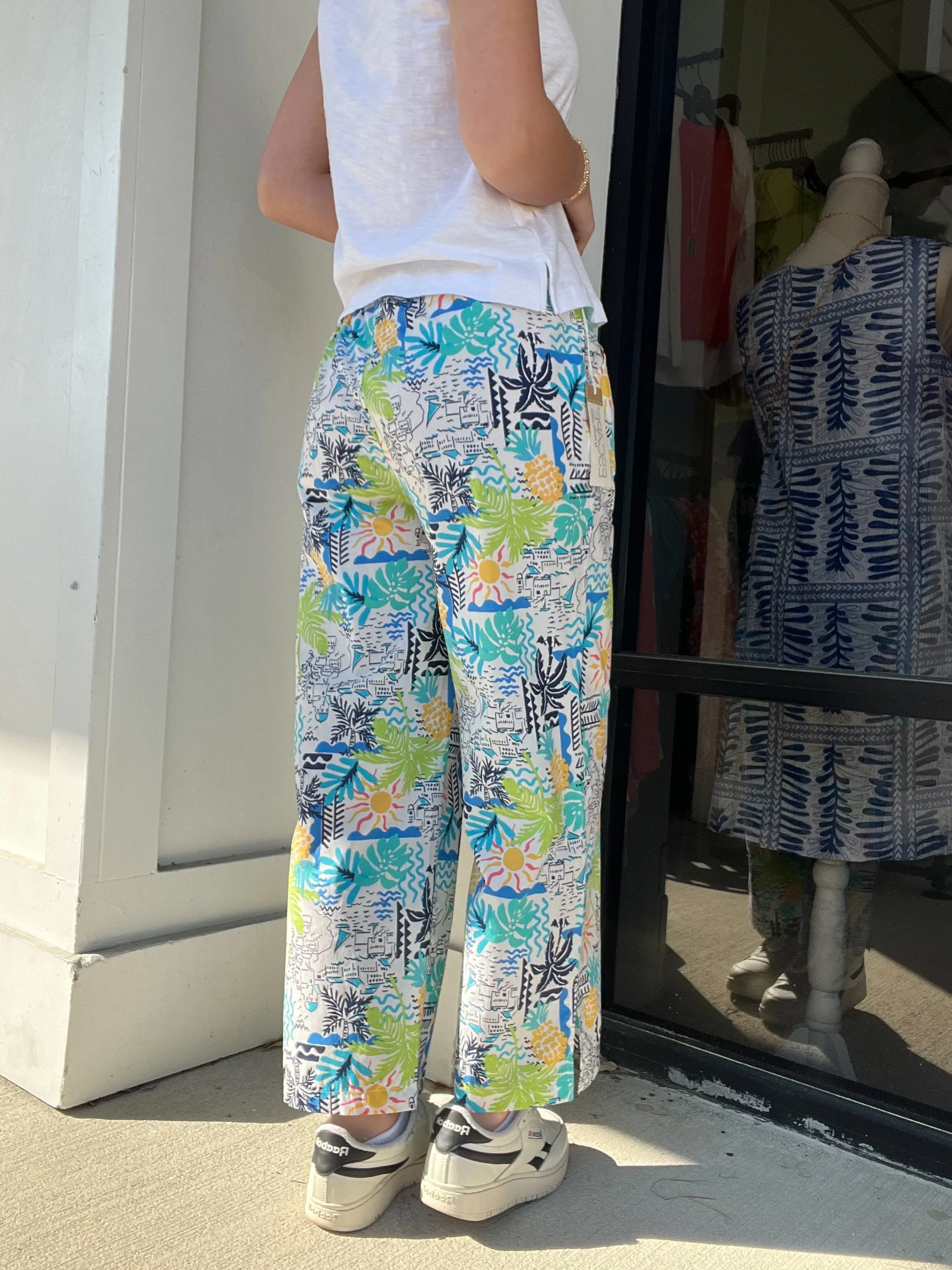Escape Coastal Cotton Greece Resort Pant