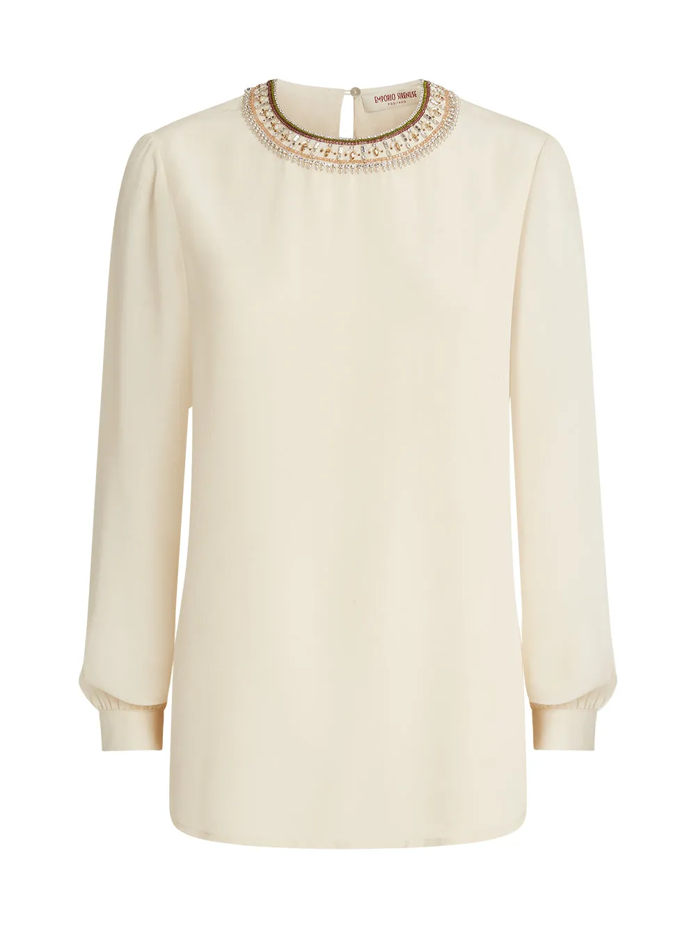 Etta Blouse with Embroidery Beads