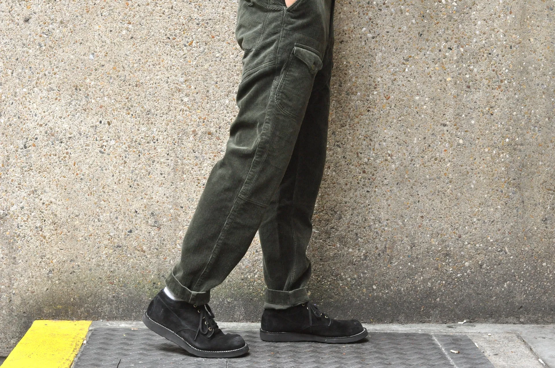 Freewheelers "Lumberjack" Heavyweight Corduroy Trousers (Forest Green)