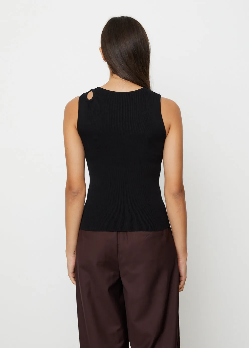 Freya Cutout Rib Top
