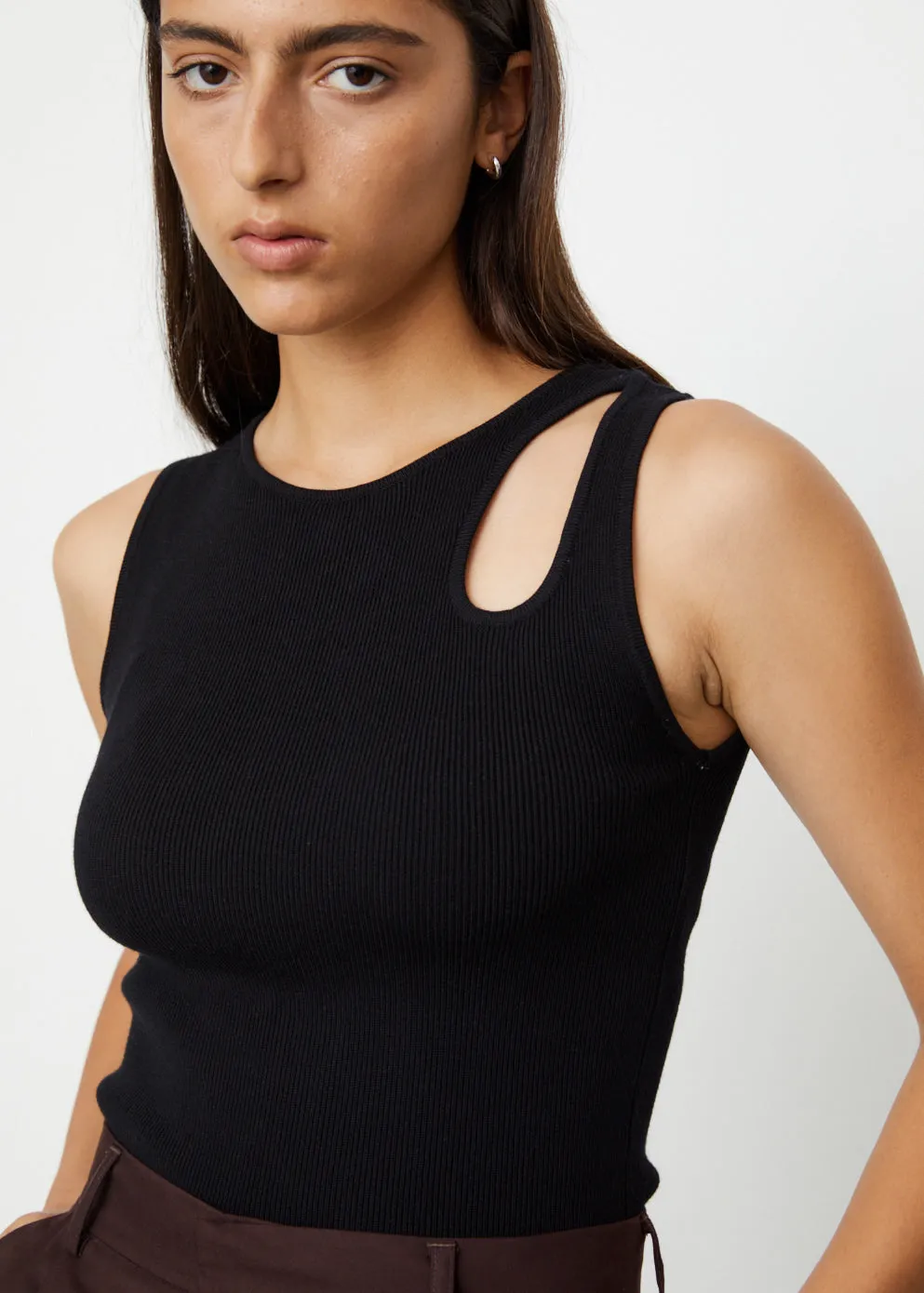 Freya Cutout Rib Top