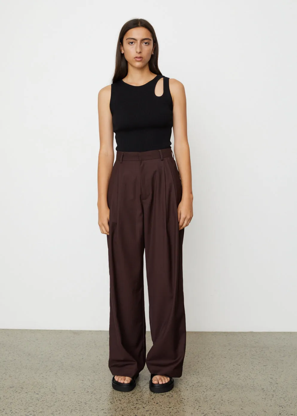 Freya Cutout Rib Top