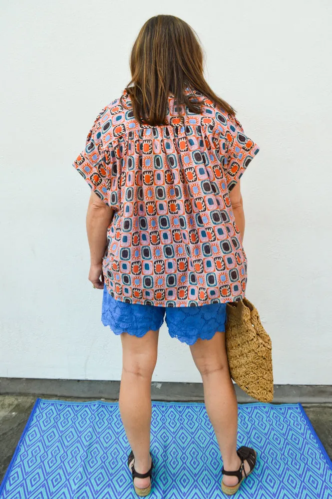 FRNCH Lauralie Soleil Print Shirt