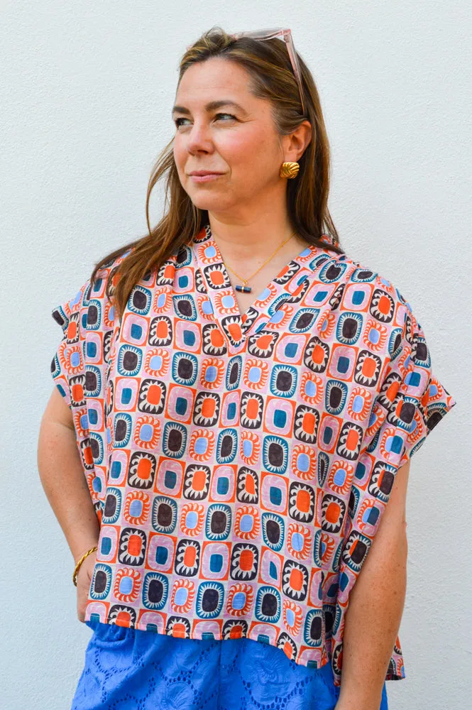 FRNCH Lauralie Soleil Print Shirt