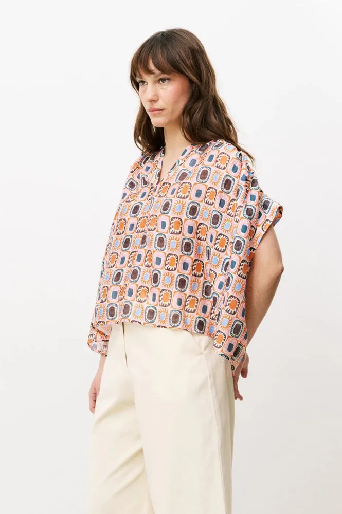 FRNCH Lauralie Soleil Print Shirt
