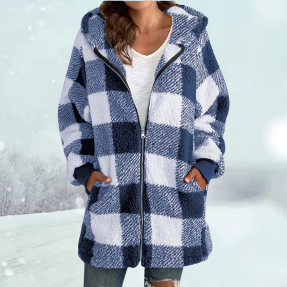 Geruite Fleece Jacket