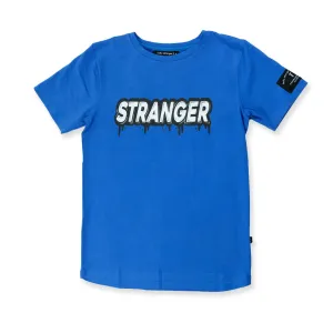 Hello Stranger Scoop SS Tee - Bright Blue